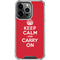 Keep Calm and Carry On iPhone 16 Pro Clear Case